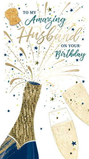 Picture of TO MY AMAZING HUSBAND BIRTHDAY CARD